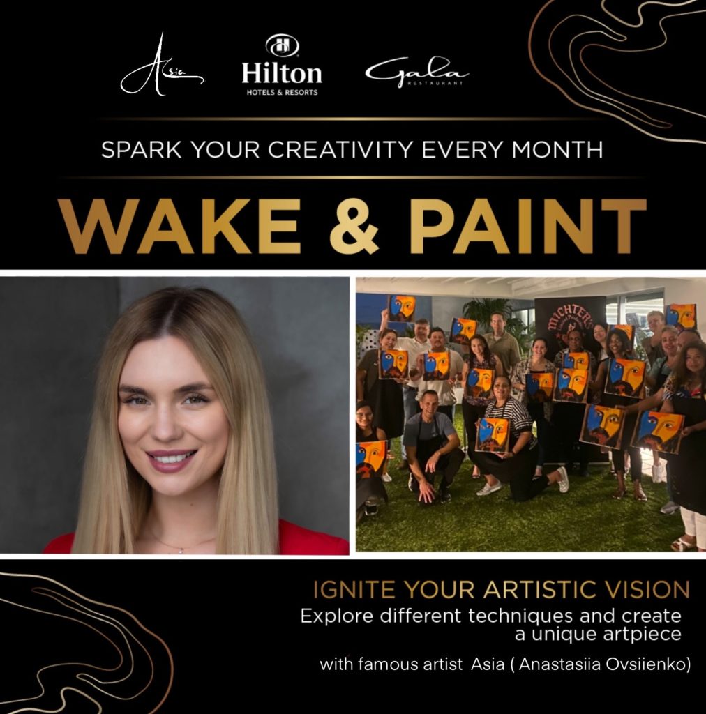 Anastasiia Ovsiienko -Art Class at Hilton